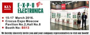 KLS In Russian Electronics Show.(Time:2016-3-15~2016-03-17)