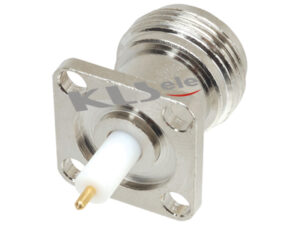 Flange Panel Mount N Connector (Jack,Female,50Ω)