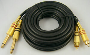 audio Adaptor Cable (Mono Plug To RCA Plug)