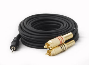 audio Adaptor Cable (Stereo Plug To RCA Plug)