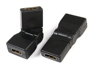 HDMI A female to HDMI A female adaptor,rotating 270˚