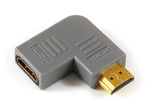 HDMI A male to HDMI A female adaptor,90˚ angle type