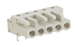 MCS 5.00mm female connector with spring-cage clamp