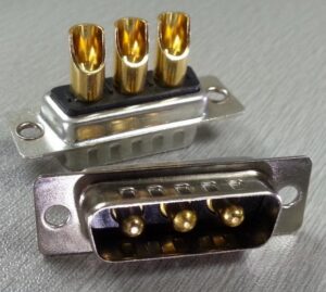 3W3 High current D-SUB Solder Female & Male