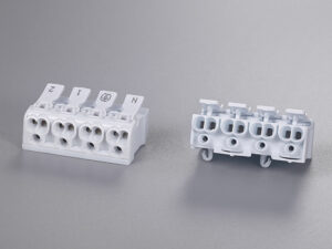 PUSH wire Connector,
2.5mm², 4 poles