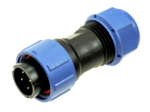 IP68  W17 CONN, Male Plug for cable, Solder