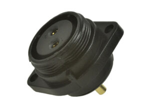 IP68  W21 CONN, Female Socket for Flange, Solder