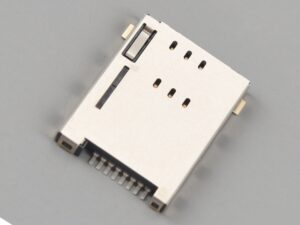 SIM Card Connector,PUSH PUSH,6P+2P,H2.25mm,without Post