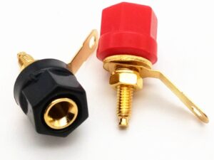 M4x25mm;Binding Post Connector,Nickel OR Gold Plated