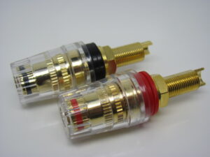 M8x54mm,Binding Post Connector,Gold Plated