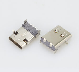 24P DIP+SMD L=12.0mm USB 3.1 type C connector female socket