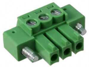 3.50mm & 3.81mm Male Pluggable terminal block With Fixed hole