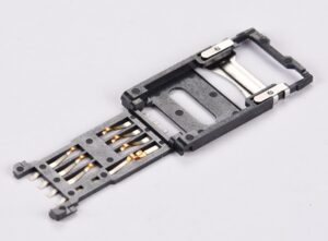 6P＋2P With Switch　SIM Card Connector,Hinged type,H2.5mm KLS1-SIM-012C