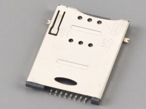 SIM Card Connector,PUSH PUSH,6P+2P,H1.85mm,without Post