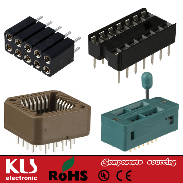 IC Socket & PLCC Socket & ZIF Socket Connectors