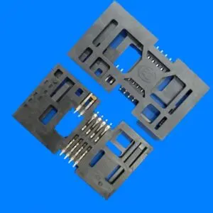 Smart Card Connector PUSH PULL,8P+2P