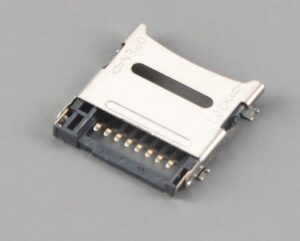 Micro SD Card Connector;Hinged Type,H1.9mm