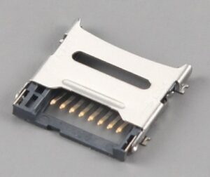 Micro SD Card Connector;Hinged Type,H1.5mm & H1.8mm
