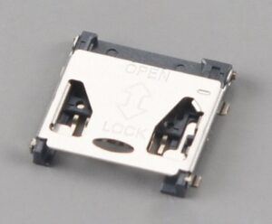 Micro SD card connector Hinged Type,H1.9mm