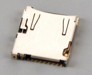 Micro SD card connector push push,H1.68mm,with CD pin