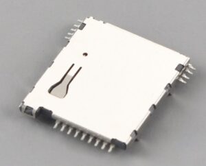 Micro SD 4.0 card connector push push,H1.3mm