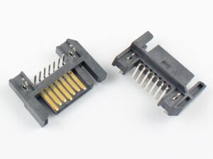 SATA Type A&B 7P Male Connector,Right angle