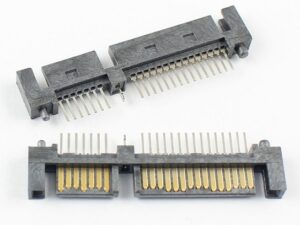 SATA 7+15P Male Connector,Straight