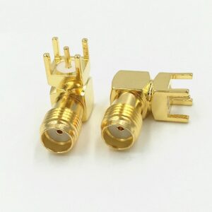 PCB Mount SMA Connector Right Angle (Jack,Female,50Ω) L14.5mm