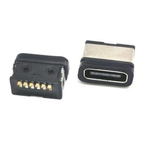 SMT USB Type-C 6P IPX8 Waterproof Connector