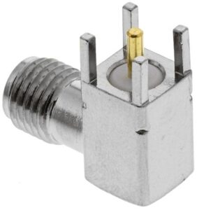 PCB Mount SMA Connector Right Angle (Jack,Female & Male,50Ω) L14.9mm