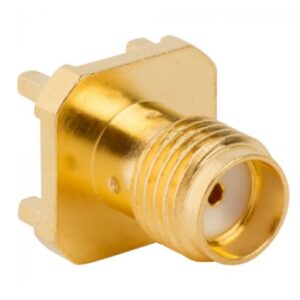 PCB Mount SMA Connector Straight (Jack,Female,50Ω) Amphenol 132401