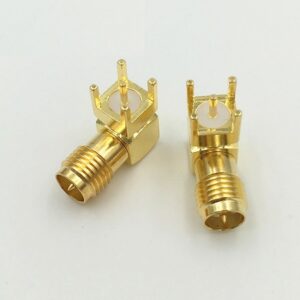 PCB Mount SMA Connector Right Angle (Jack,Female,50Ω) L15.1mm