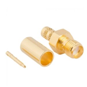 Panel Mount SMA Cable Connector Straight (Jack,Male,50Ω) LMR-200 Amphenol 132236RP