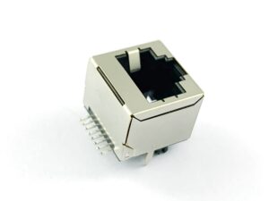 RJ45-8P8C SMD Jack Vertical,with Shell