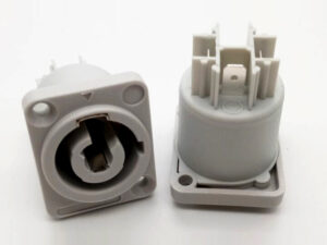 2+PE AC PowerCON Gray Socket