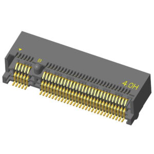 0.50mm Pitch Mini PCI-Express and M.2 connector 67 positions,Height 4.0mm