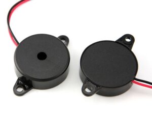 Internally driven piezo buzzer,with wire