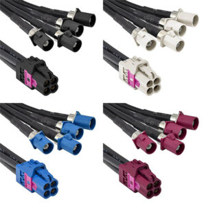 Mini FAKRA A Type Jack To FAKRA Plug×4